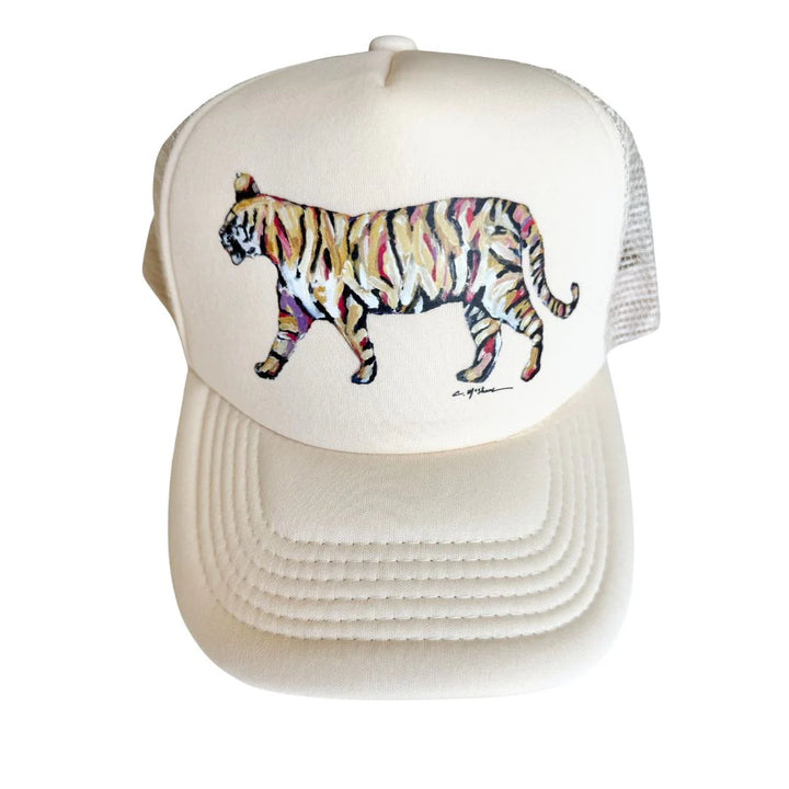 Tiger Watercolor Trucker