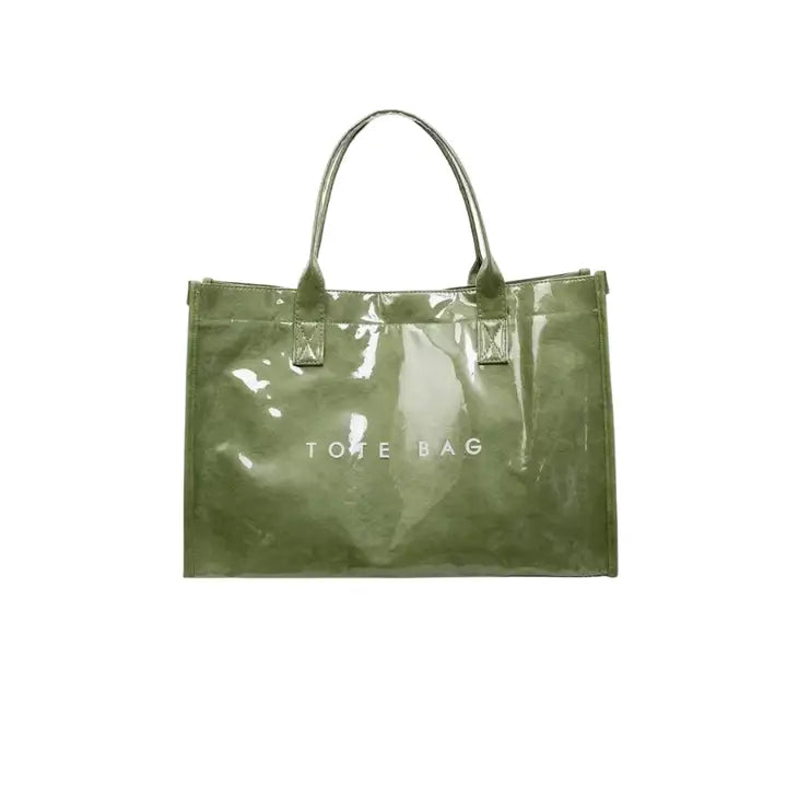 Vinyl Tote Bag (Multiple Colors)