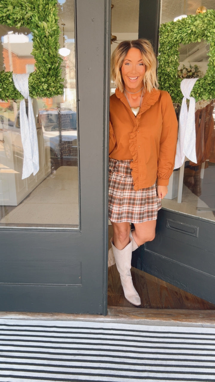 Plaid Penny Skirt