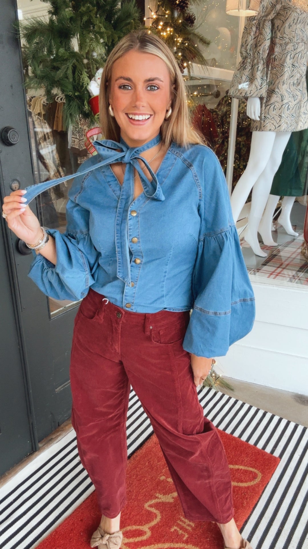 The Free Day Denim Top