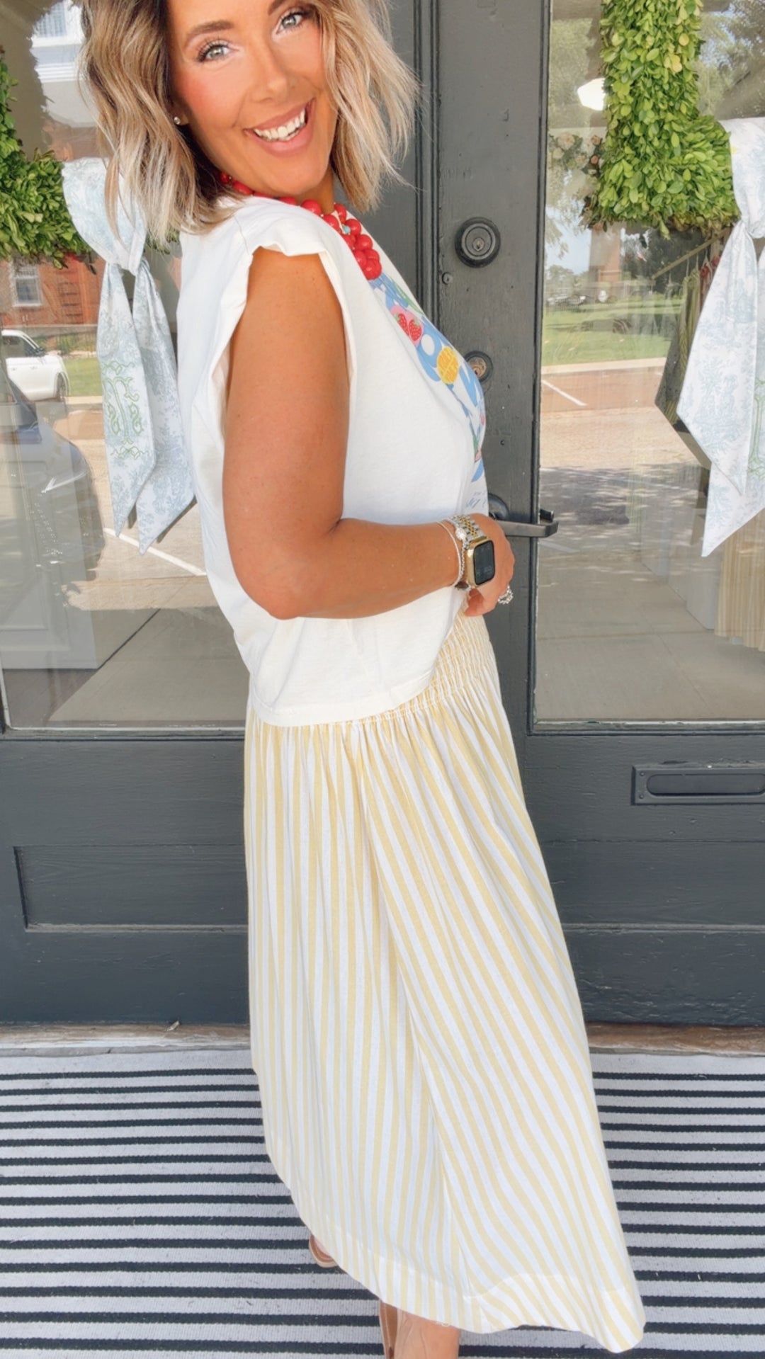 The Sunlit Stroll Maxi Skirt