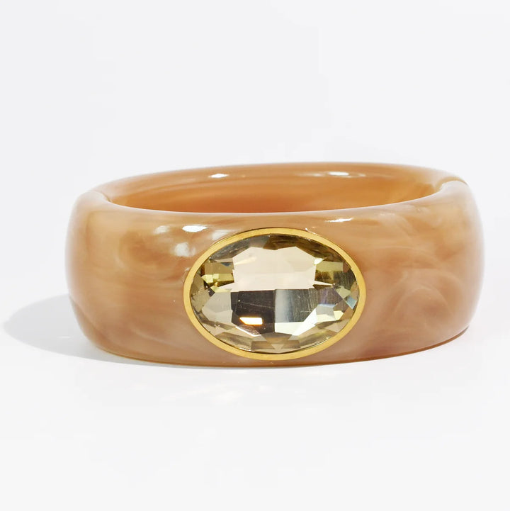 The Gemstone Resin Cuff Bracelet