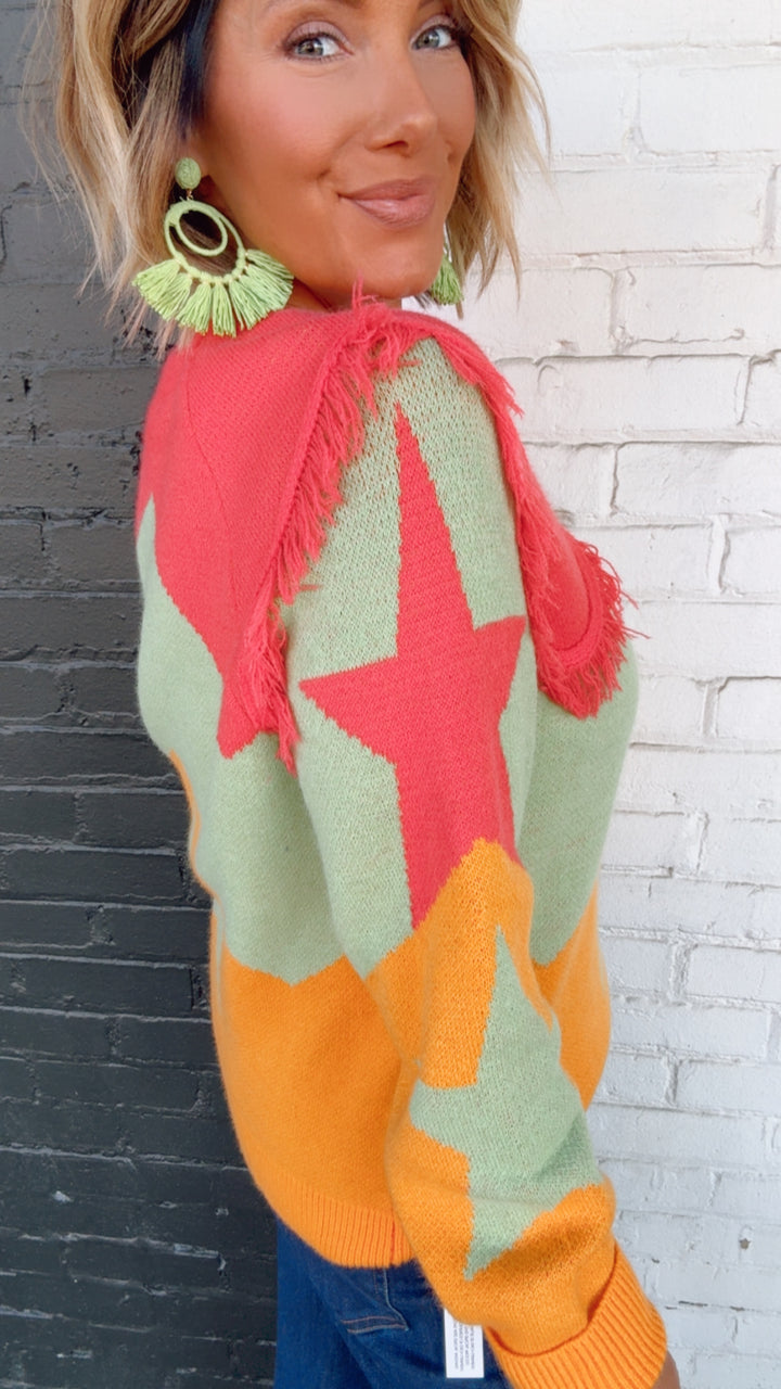 The Star Fringe Sweater