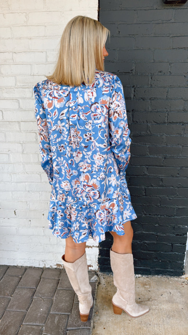 Flower Time Print Dress