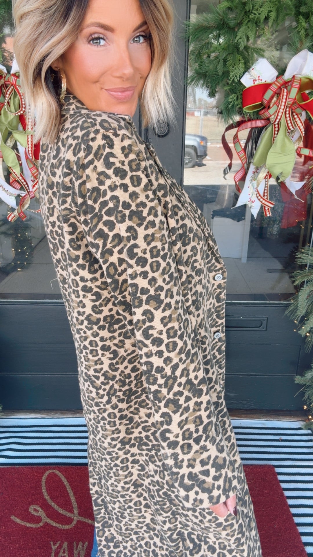 Leopard Duster Jacket