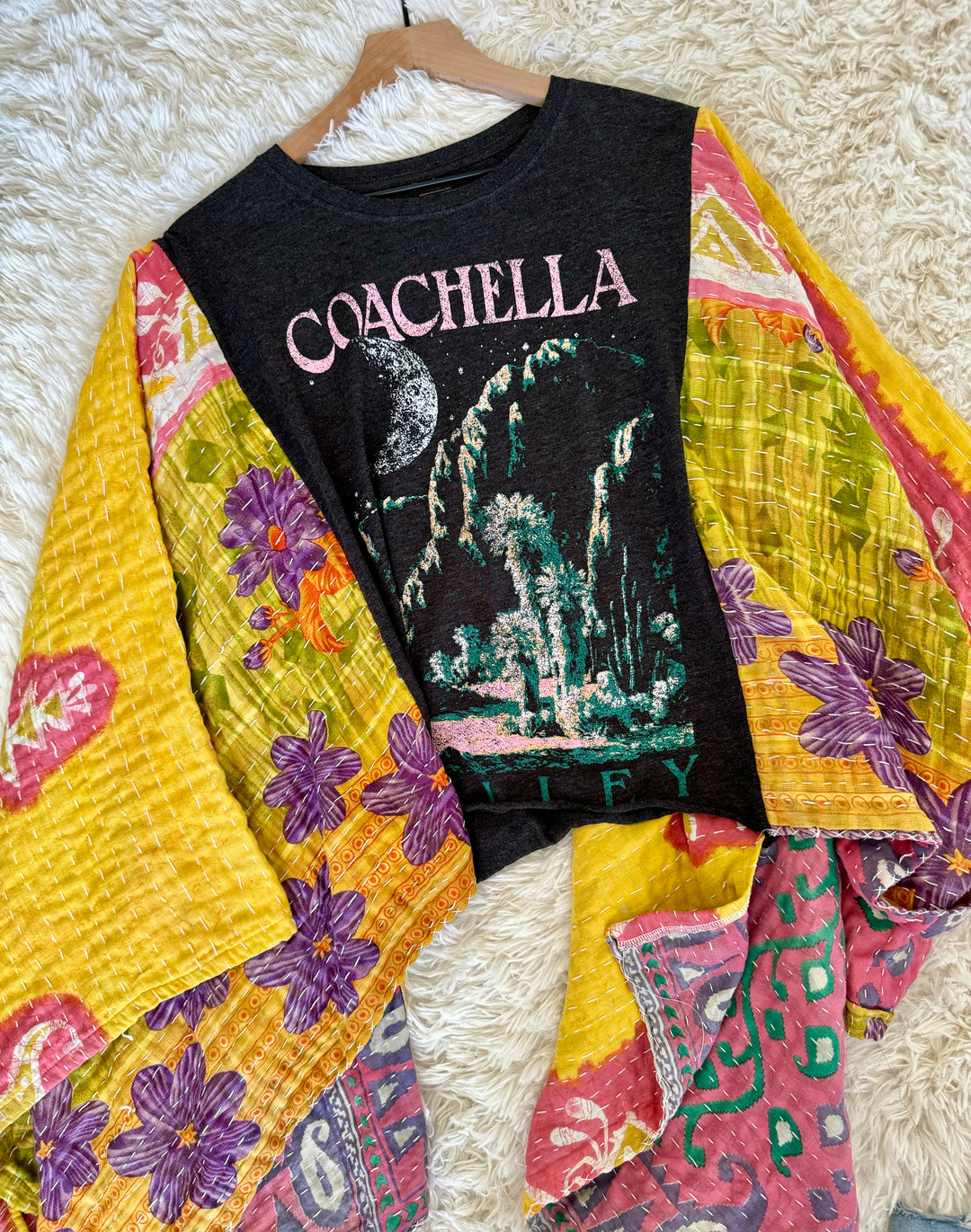 Coachella (Pink) Upcycled Vintage Tee