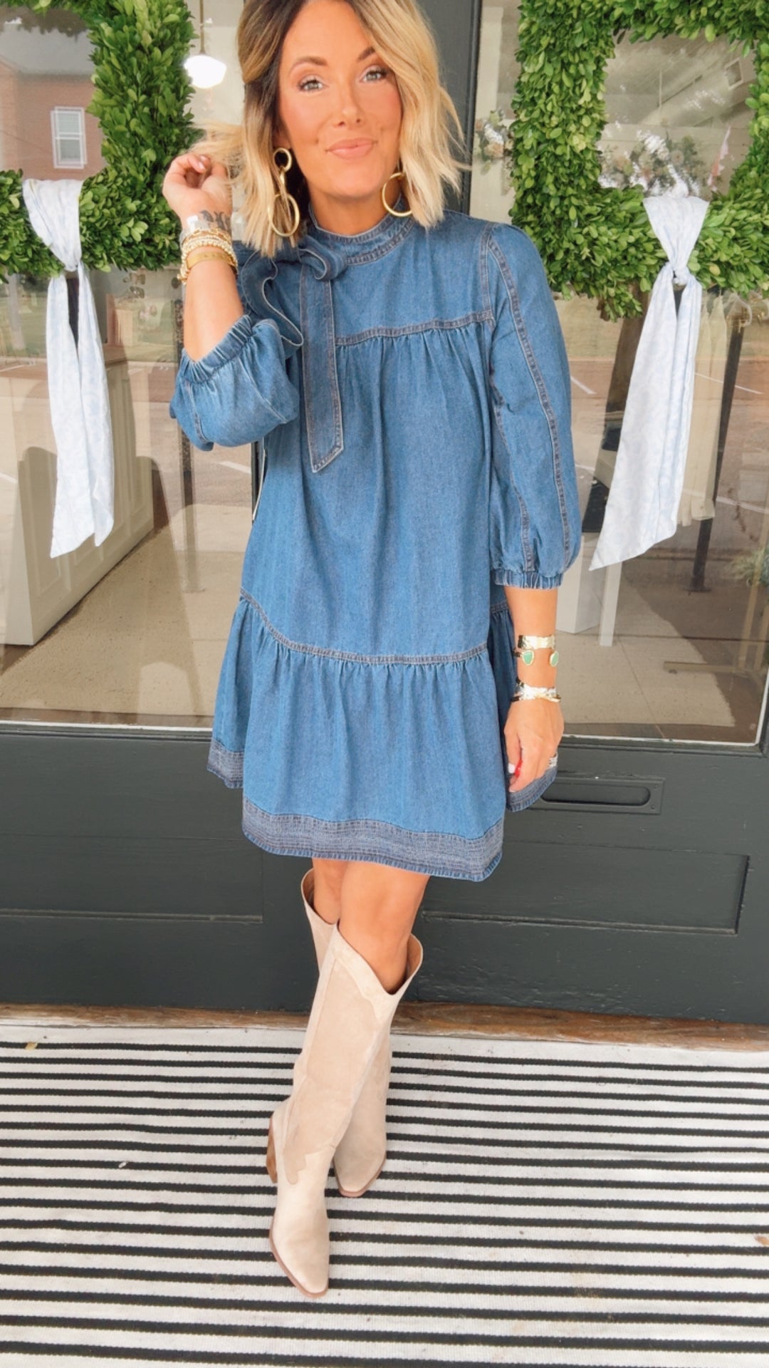 The Darla Denim Dress