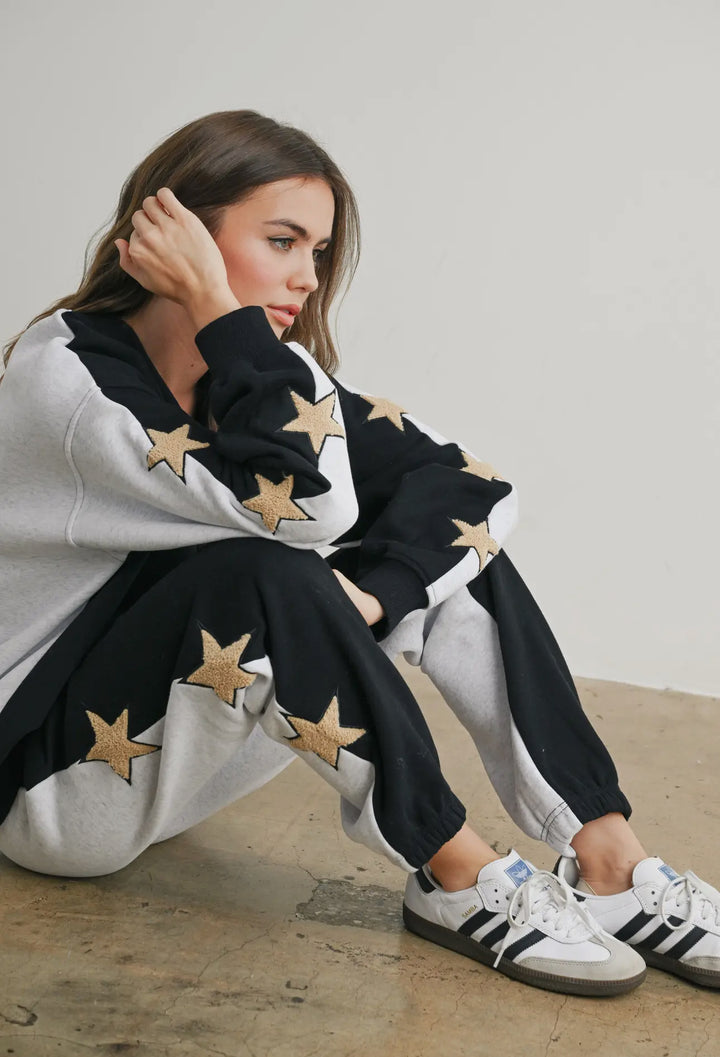 Star Detail Color Block Set