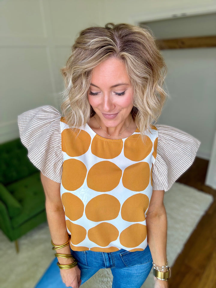 The Polished Dots Blouse