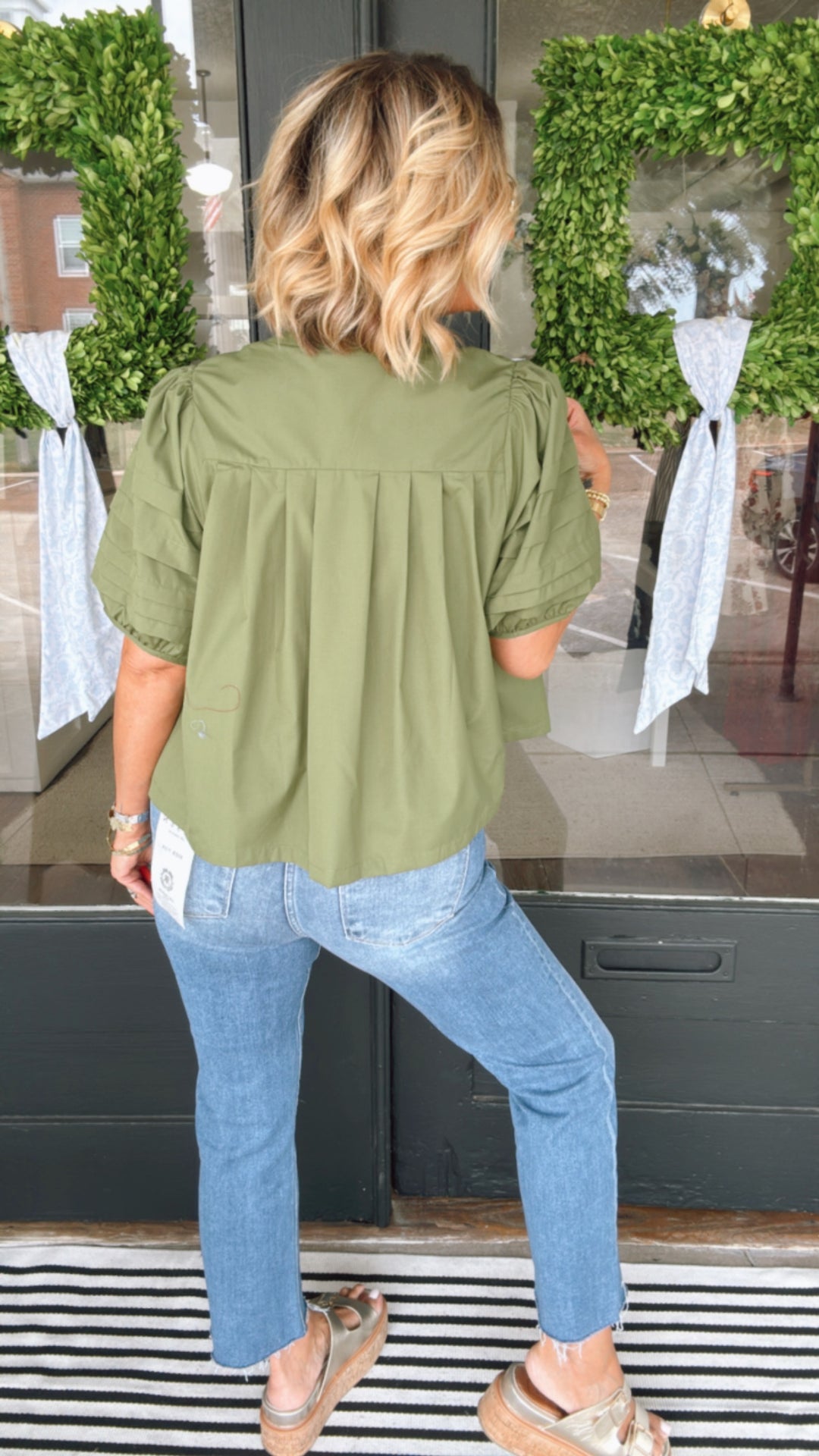The Penny Pintuck Top