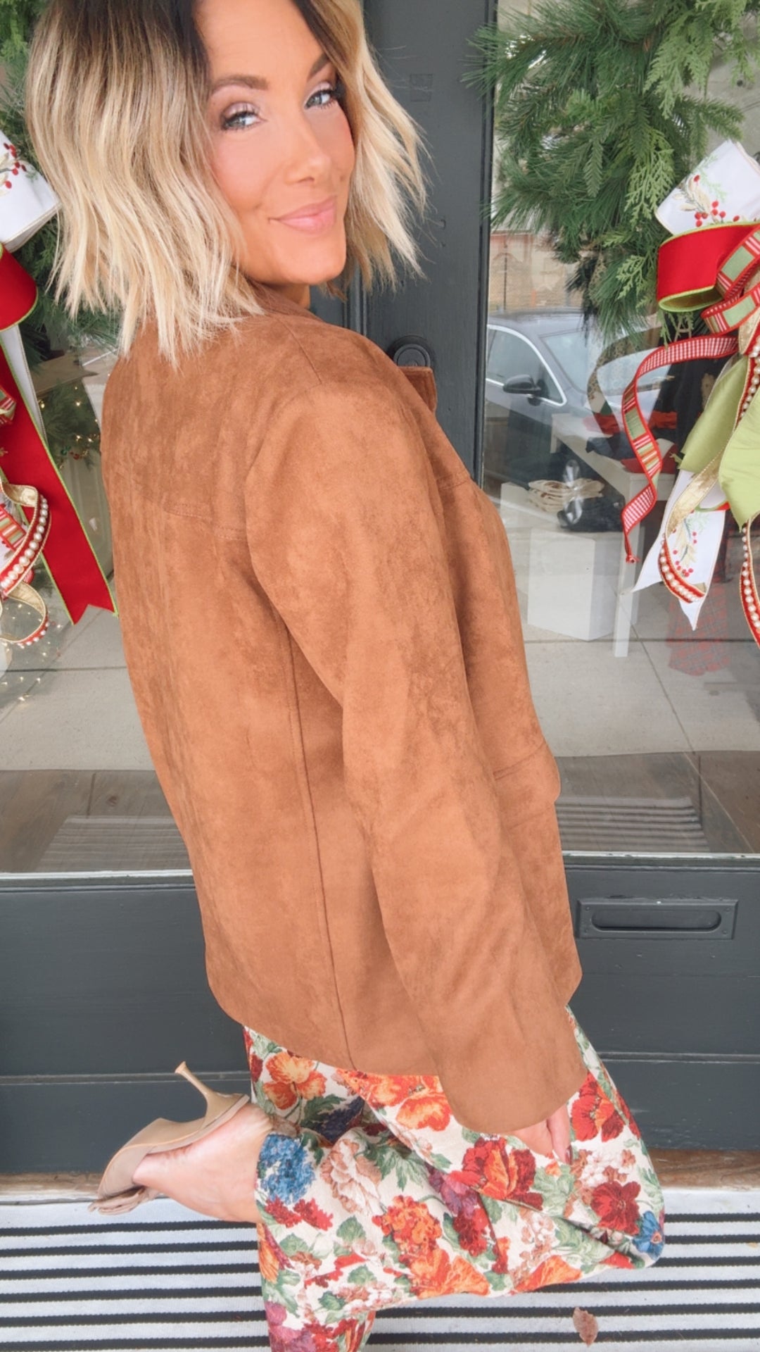 The June Suede Blazer