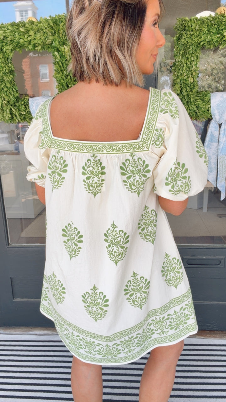 The Olive Grove Mini Dress