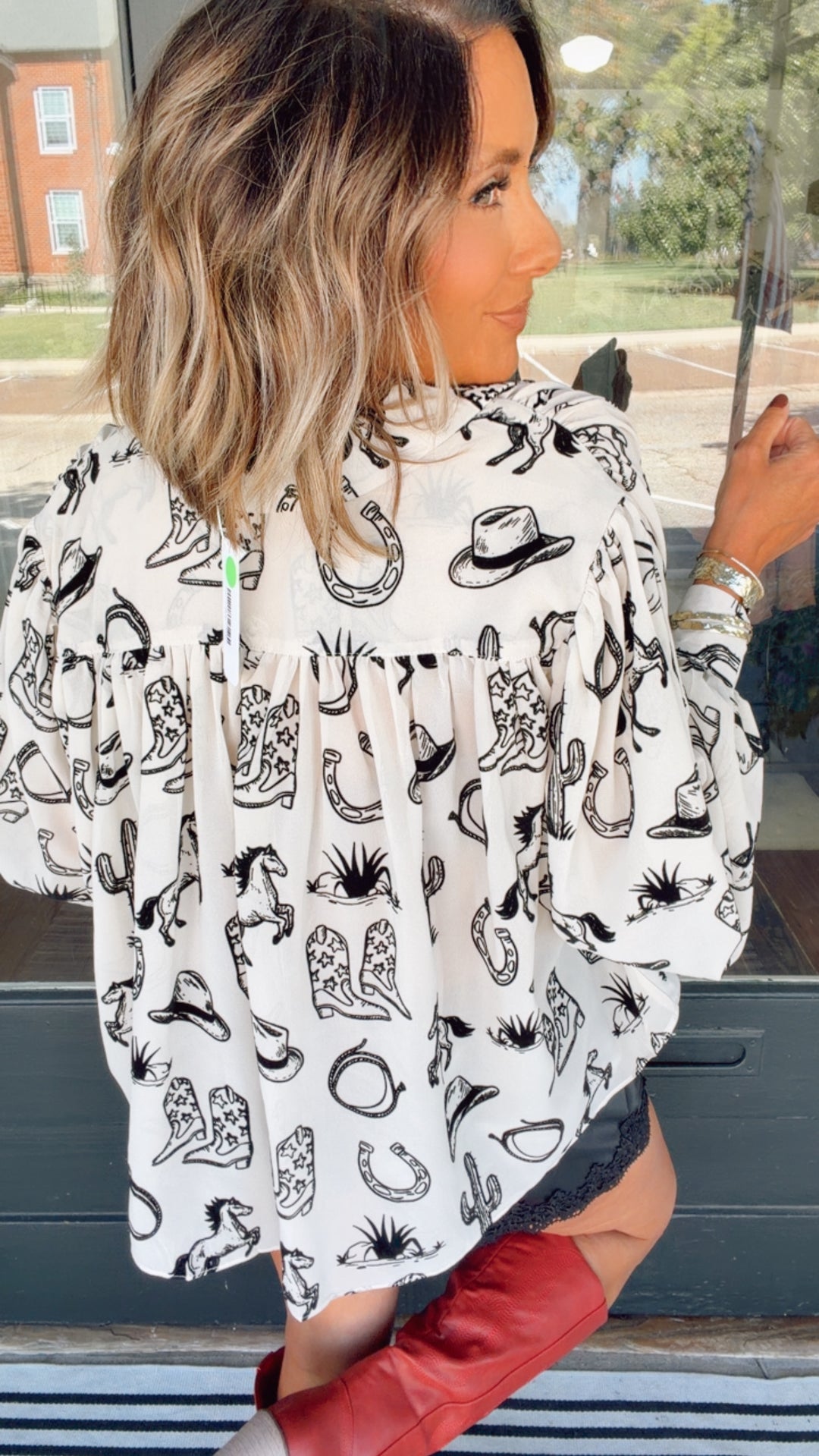 The Howdy Honey Western Top
