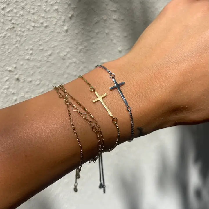 Nikki Smith Cross Slider Bracelet
