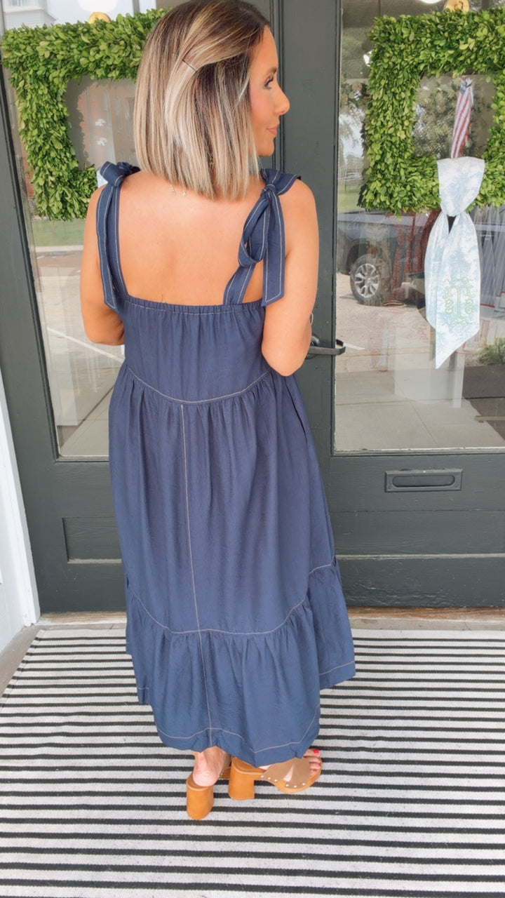 The Savannah Stroll Midi Dress