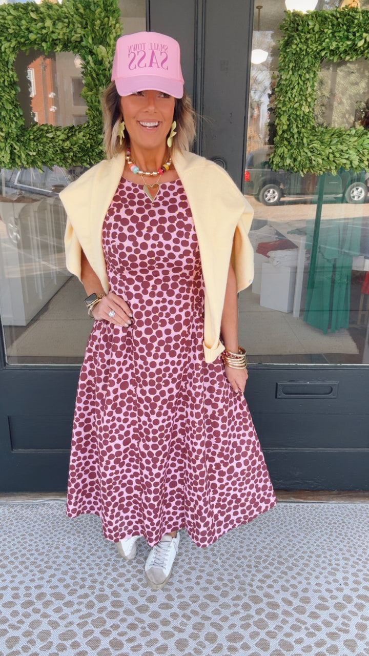 THML Dreamy Dot Dress