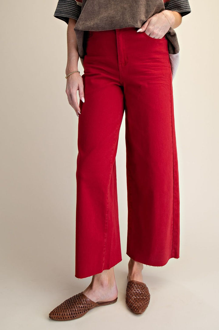 The Scarlett Raw Hem Pants