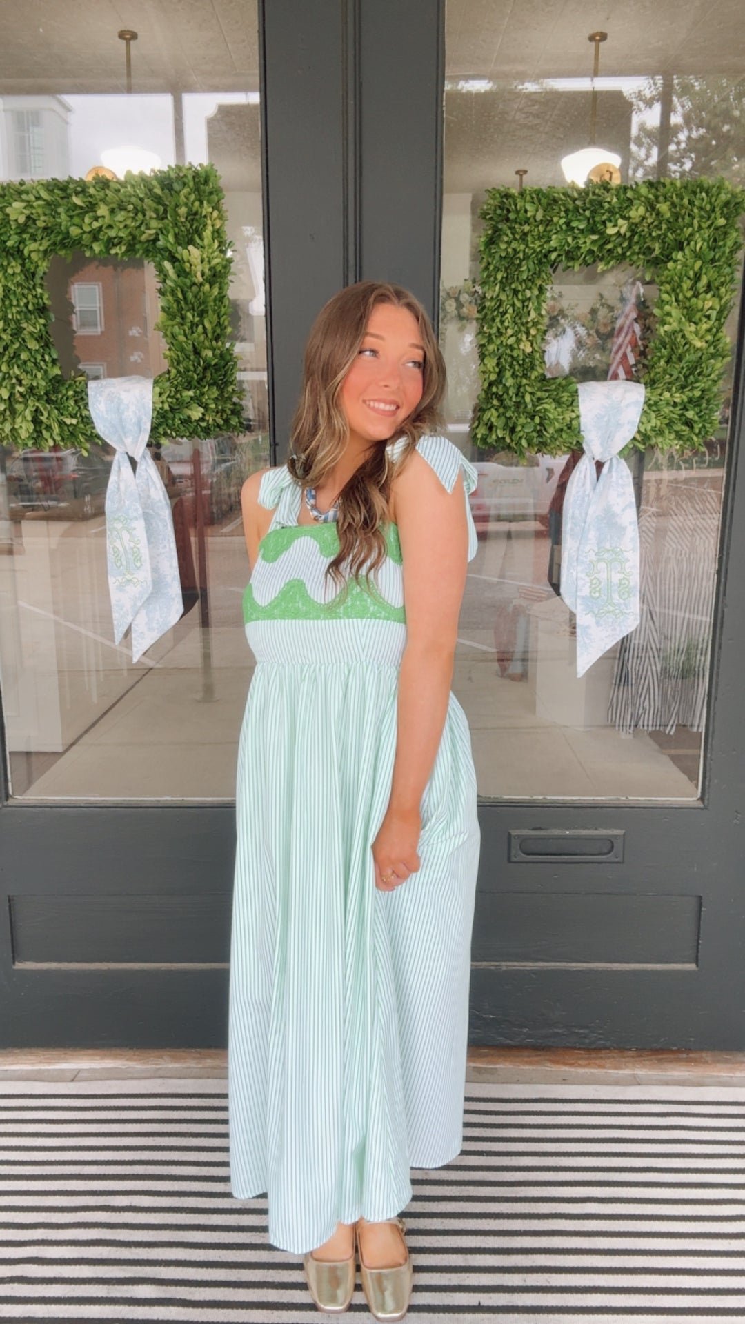 The Lime Twist Midi Dress