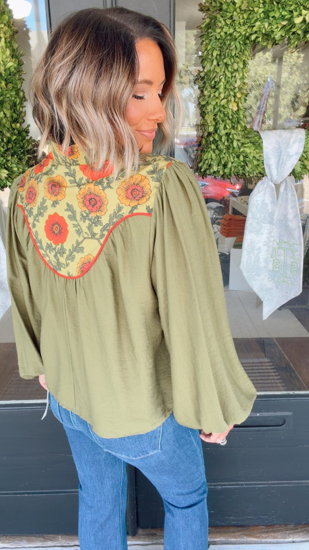 The Wildflower Yoke Top