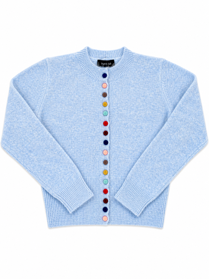 The Buttoned in Color Cardigan
