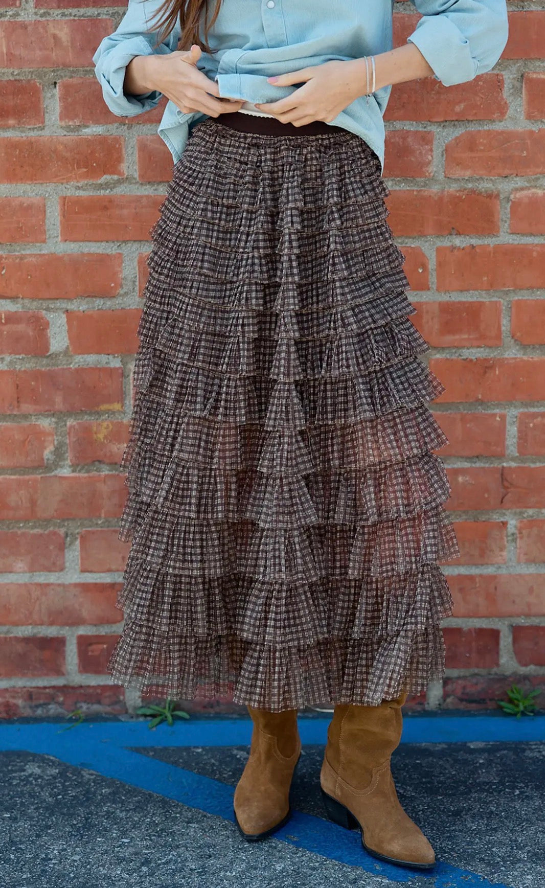 The Harvest Ruffle Skirt