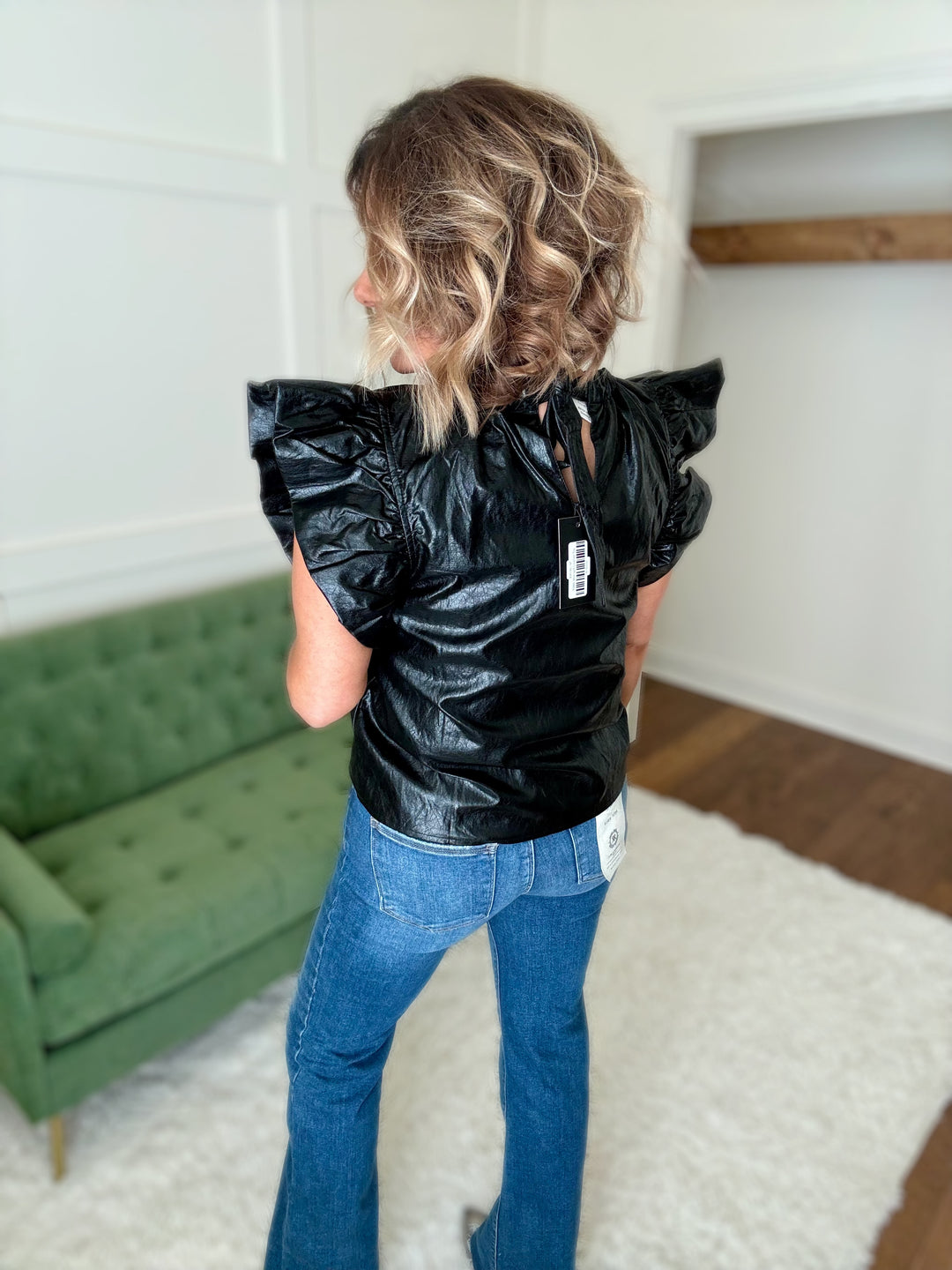 THML Midnight Leather Top