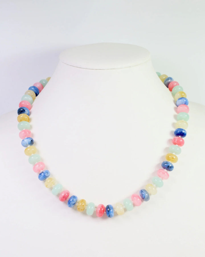 Reno Marble Beaded Necklace Multi