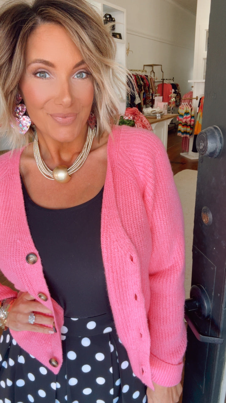The Pink Energy Cardi
