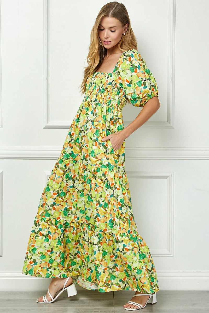 The Citrus Bloom Dress