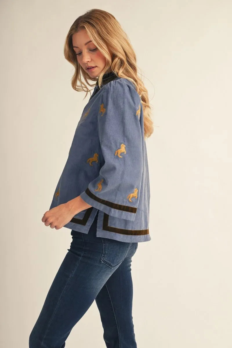The Golden Reins Top