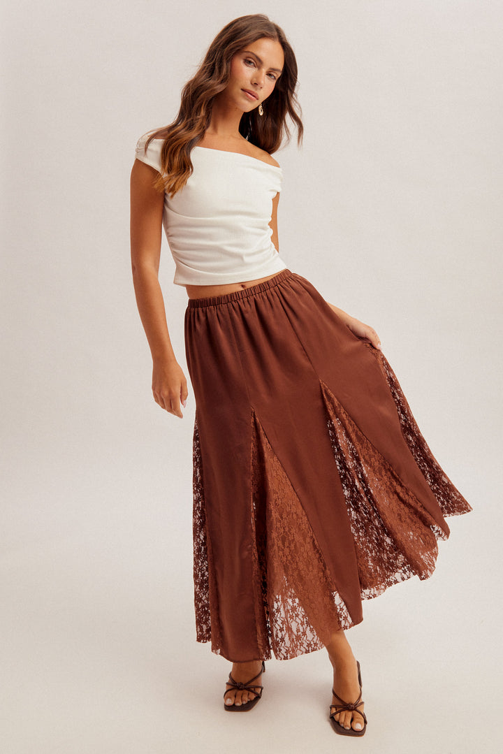 The Midnight Romance Midi Skirt