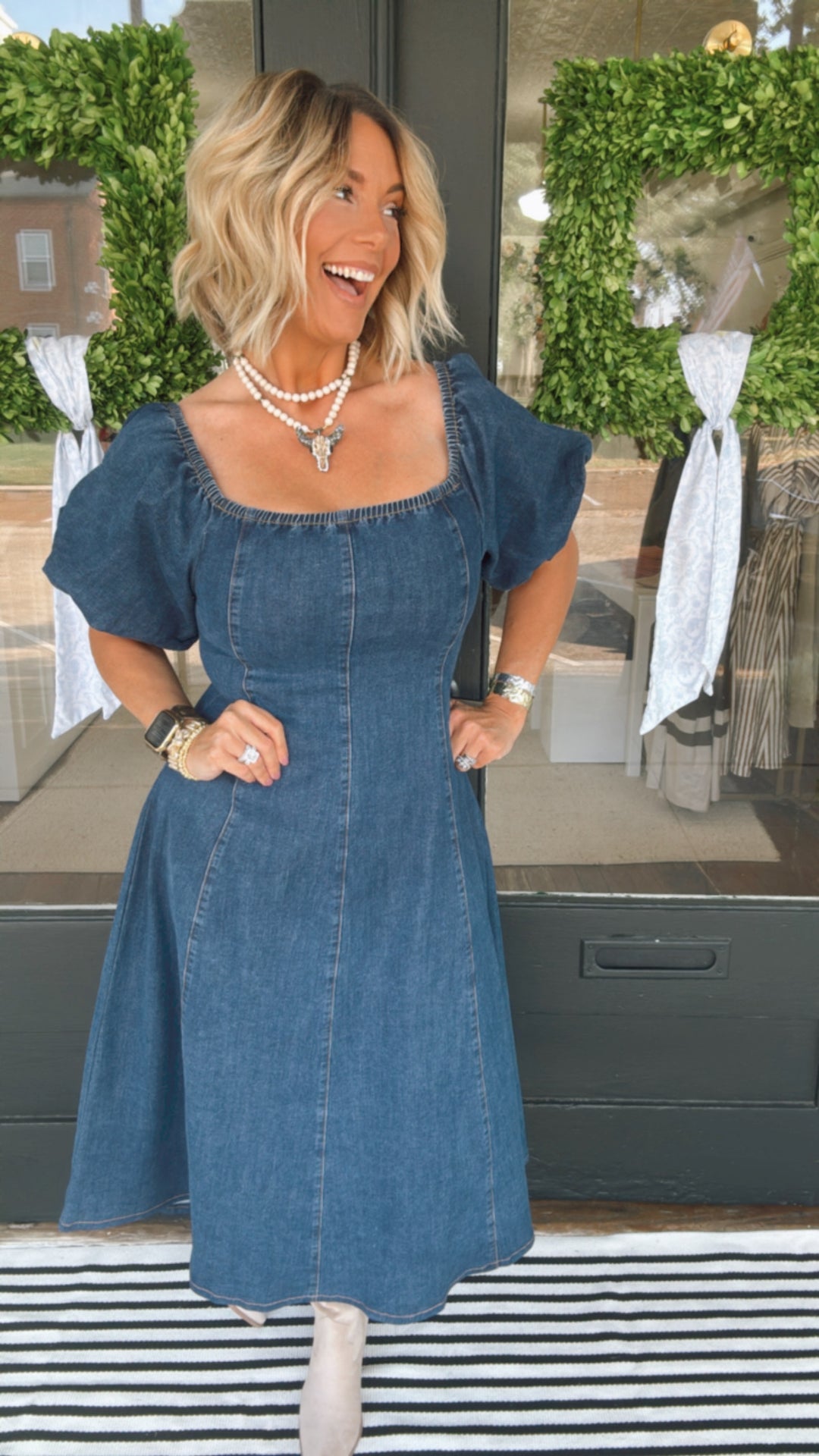 The Denim Midi