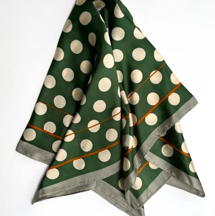 Neck Scarf | Oversized Polka Dots