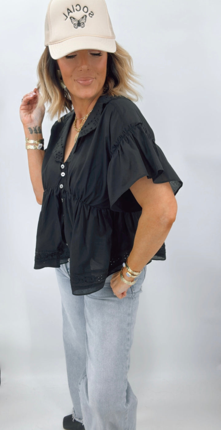 The Callie Collar Blouse