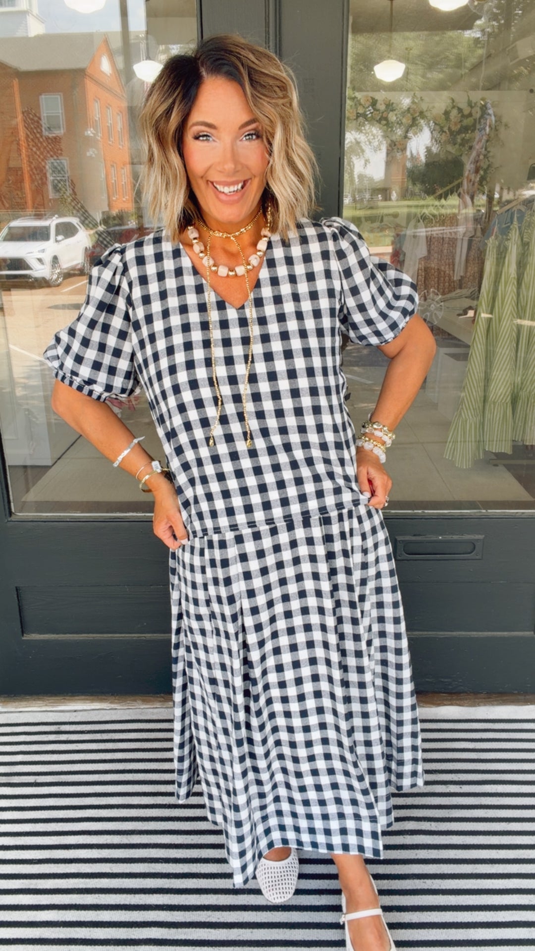 The Sunday Stroll Gingham Set