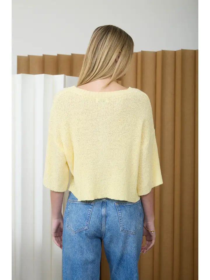 The Buttercream Cardi Top