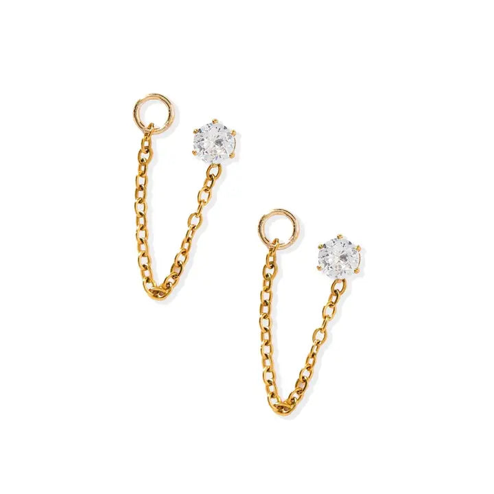 Indy Gold Screwback Stud Earrings -