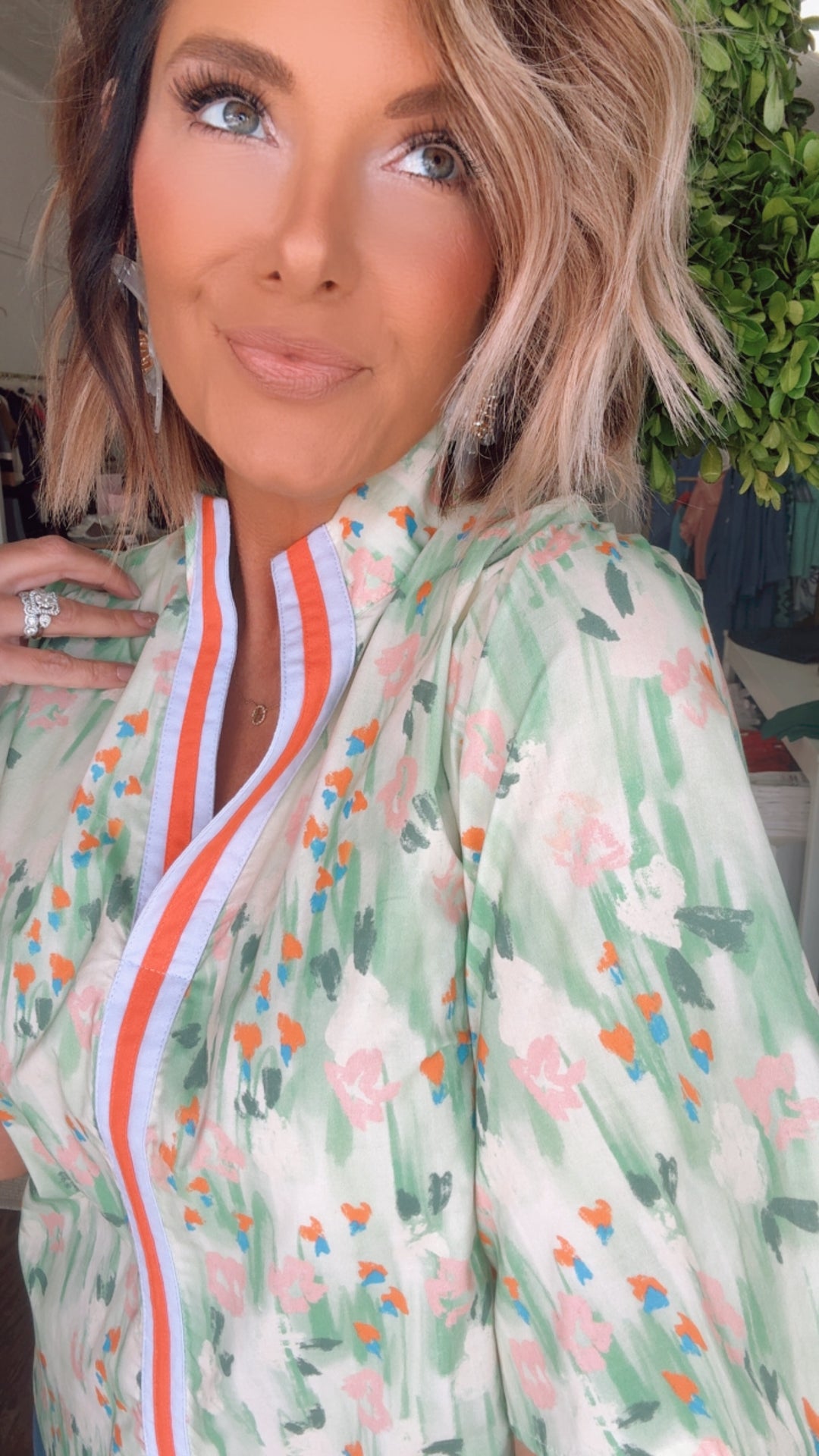 The Multistripe Floral Top
