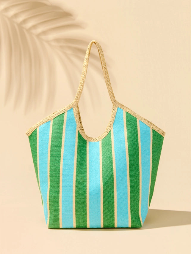 Capri Tote-Turquoise