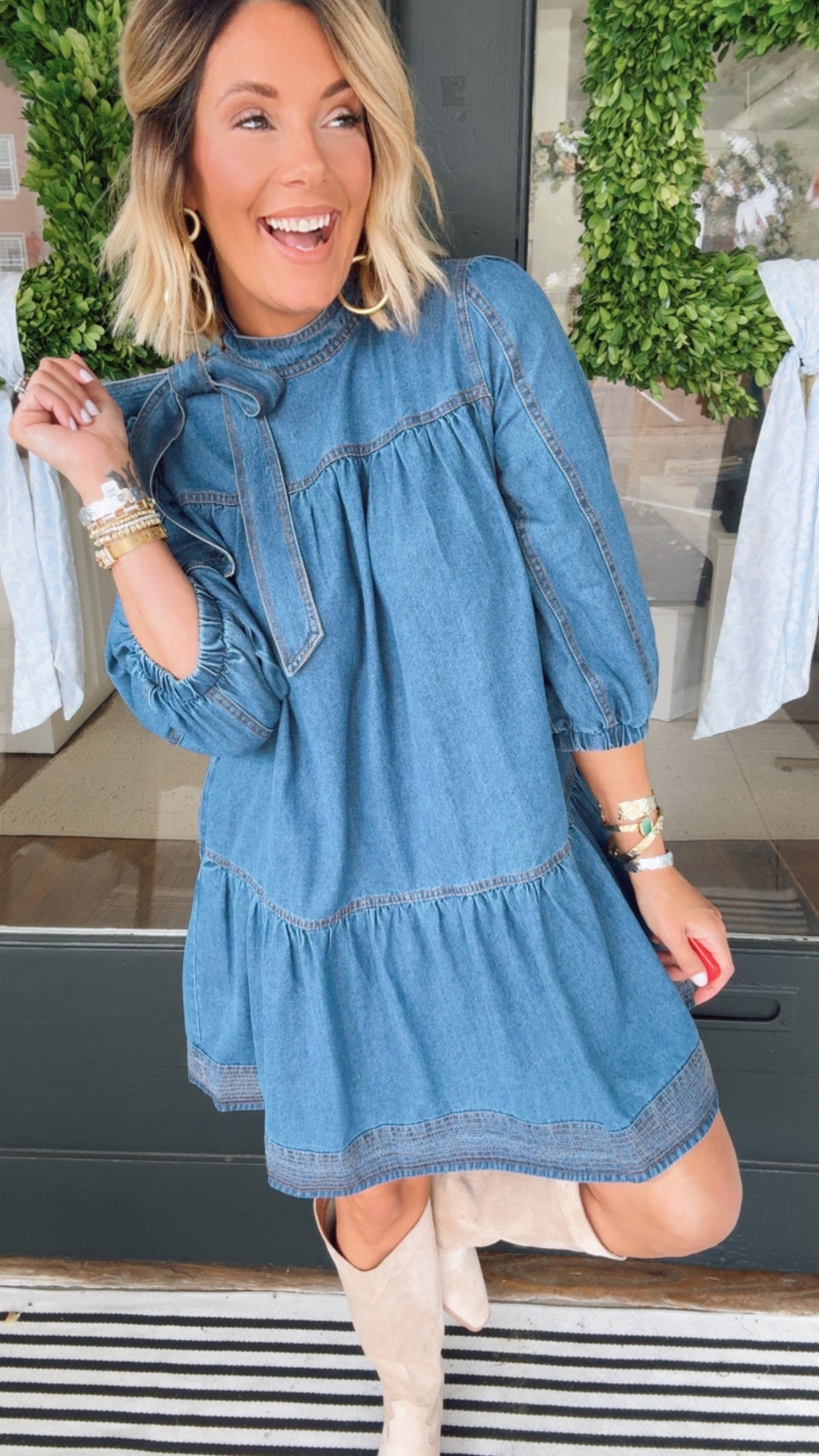 The Darla Denim Dress