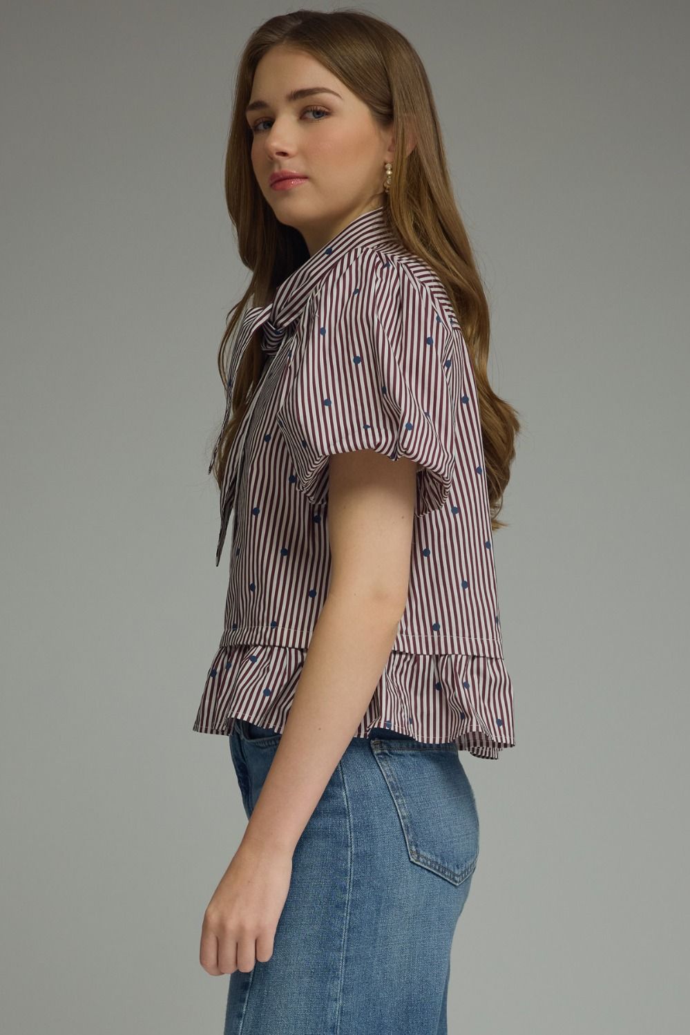 The Sutton Peplum Top