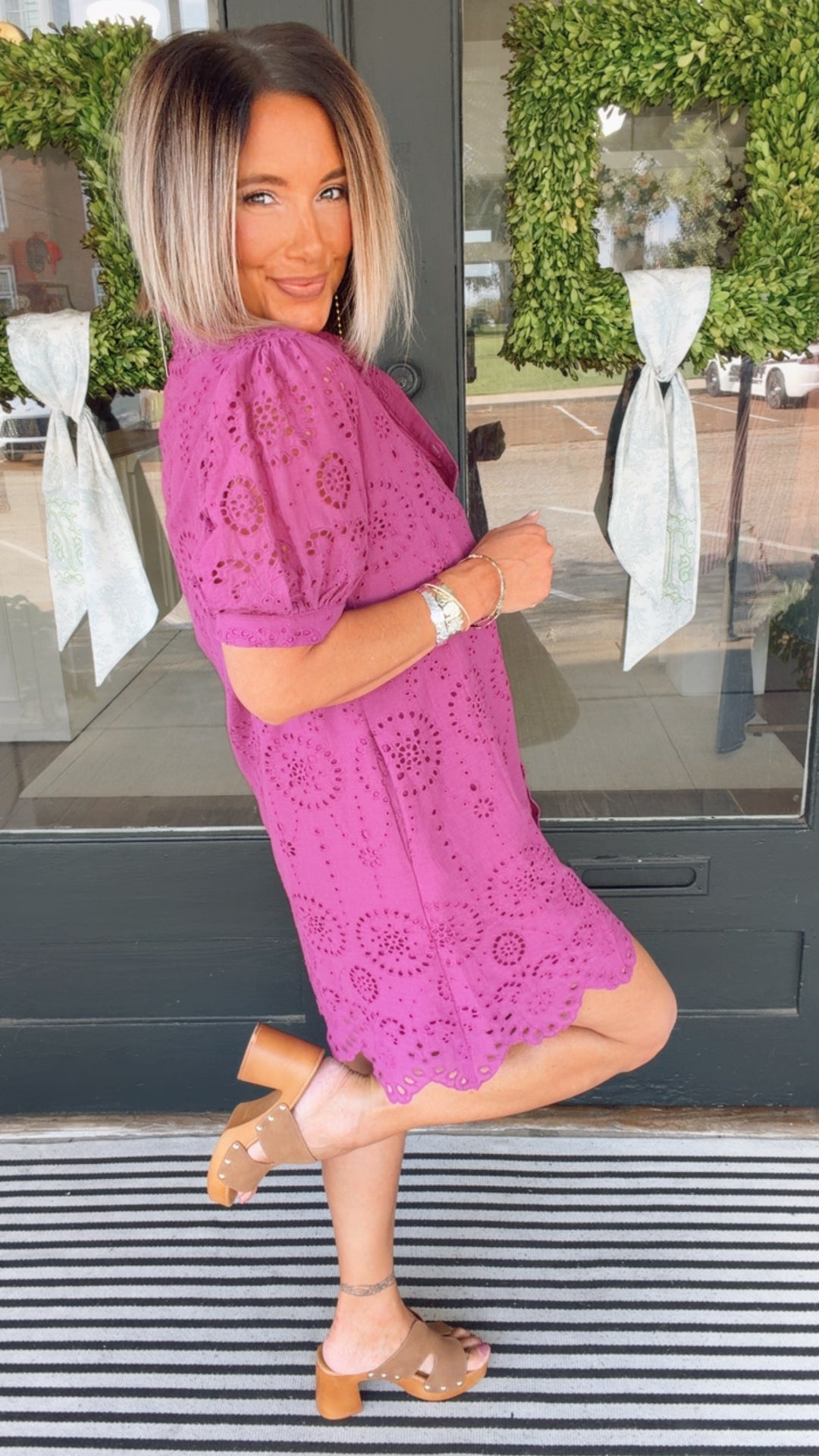 The Magenta Dress