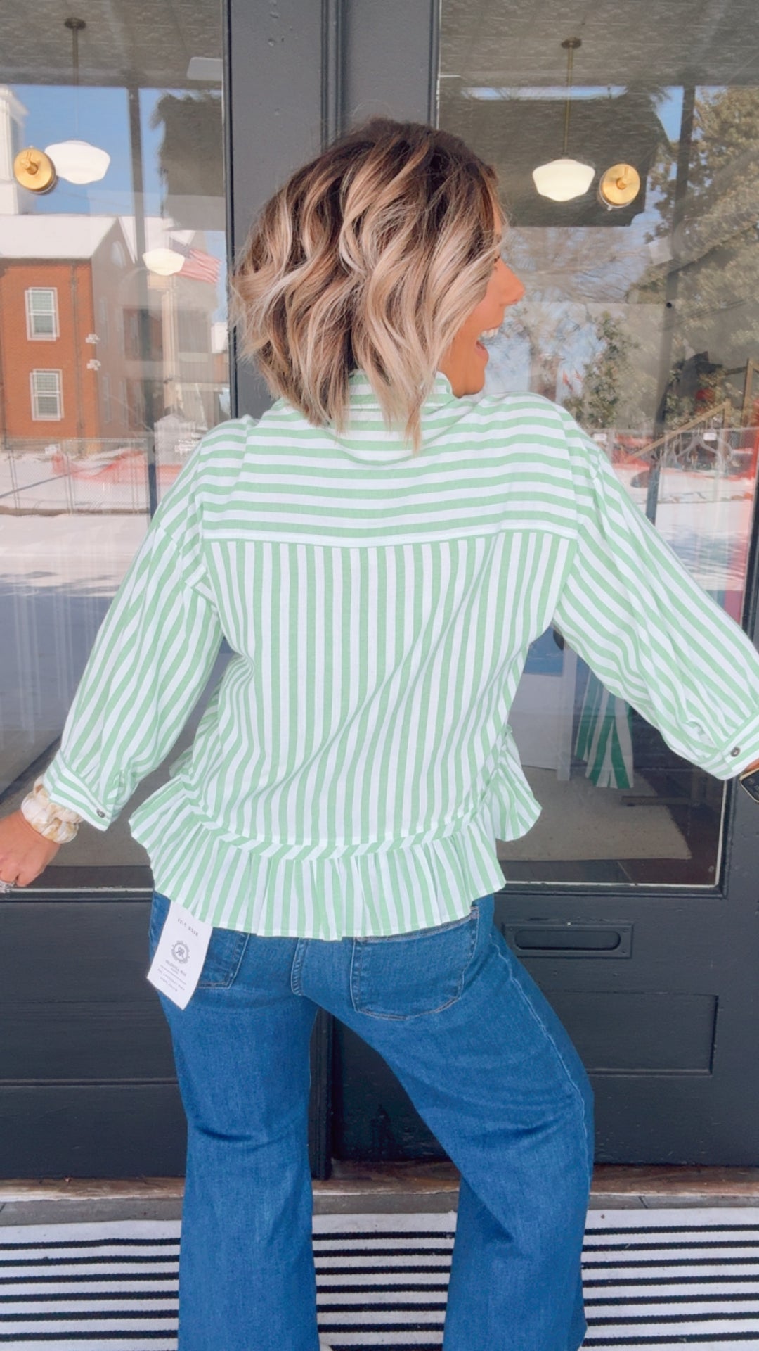 The Savannah Stripe Top