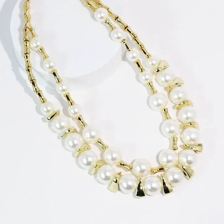 Layer Pearl Necklace