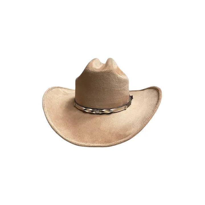 Unisex Vegan Suede Western Dallas Cattleman Cowboy Hat