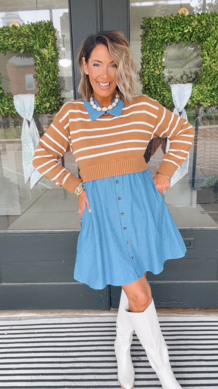 The Classic Prep Sweater Dress
