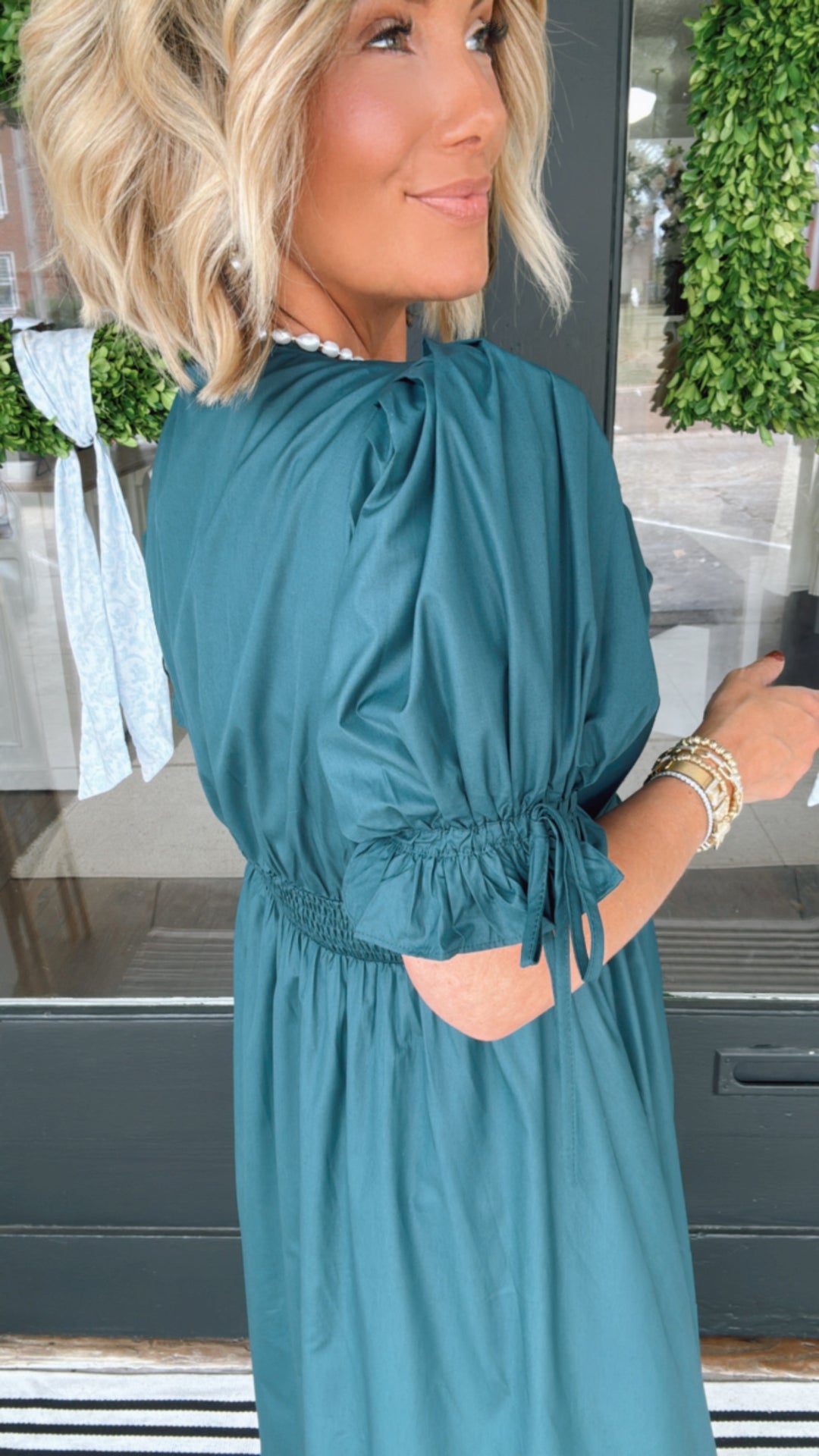 The Margo Teal Dress