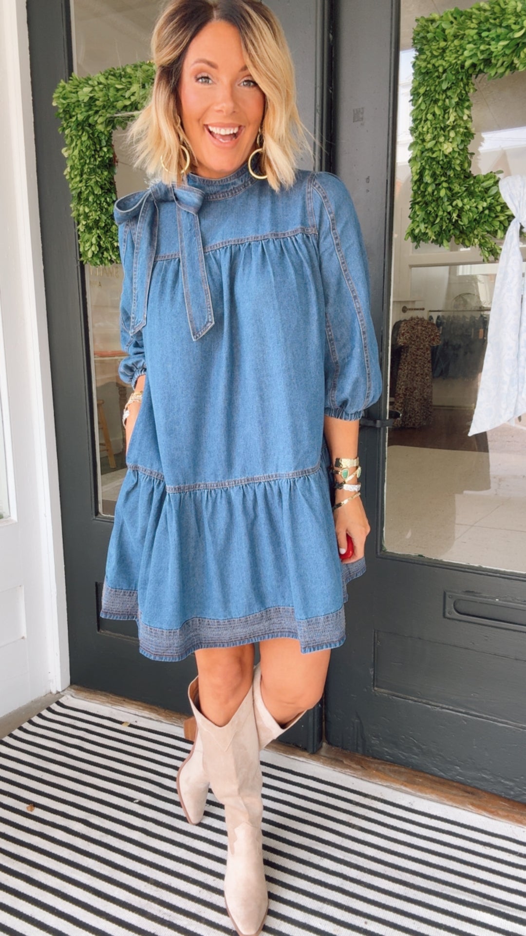 The Darla Denim Dress