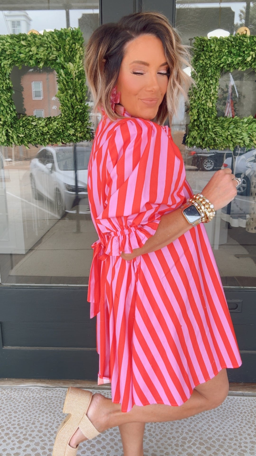 The Madison Stripe Shift Dress