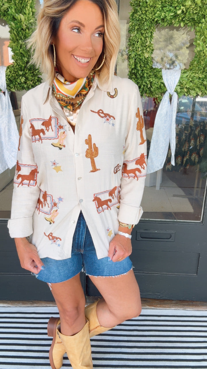 The Western Rodeo Blouse